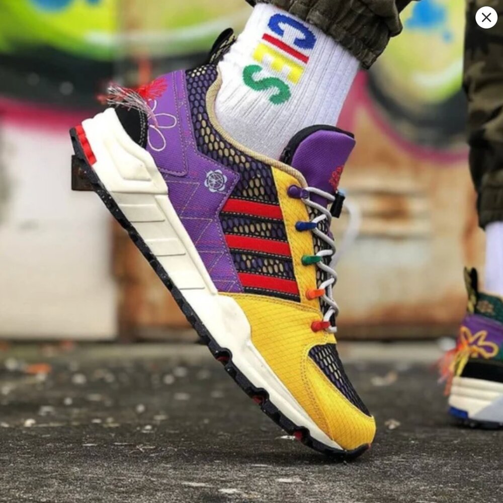 Adidas Pink X Sean Wotherspoon Eqt Support 93 "Superearth" Sneakers